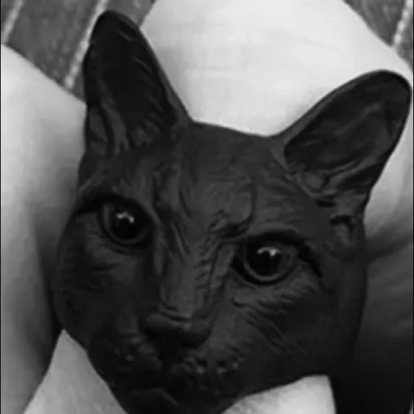 Wicked Black Cat Adjustable Ring - Picture 3 of 4